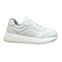 Sneakers smart steps δερματινα ανατομικα 168962-907-λευκο