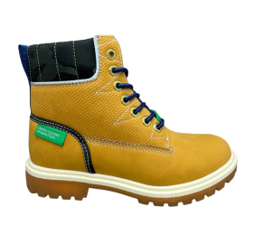 BENETTON EVEREST LABEL BTK128004 9072 TAN/BIRCH