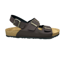 Ανδρικά πέδιλα inblu anatomic NU44AY01-dark/brown