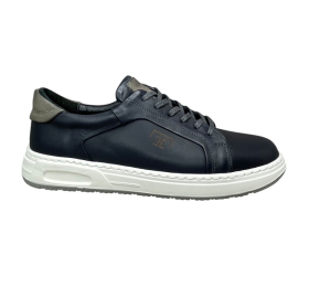 Sneakers ανδρικα δερματινα smart steps 605 13-65-μπλε/σκουρο