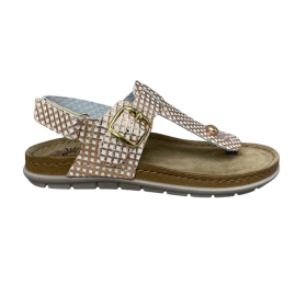 Πέδιλο ανατομικό δερμάτινο sunny sandals sienna-50303-rame