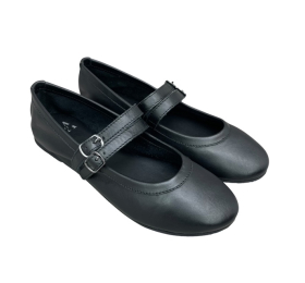 Μπαλαρίνες δερμάτινες smart steps 203-black