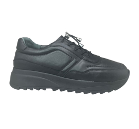 CASUAL ΠΑΠΟΥΤΣΙΑ SMART STEPS LEATHER  104-200-BLACK