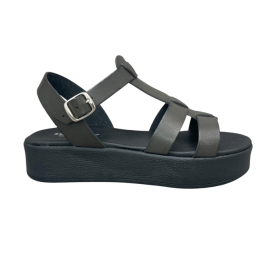 Γυναικείο πέδιλο flatform smart steps 32041-μαυρο
