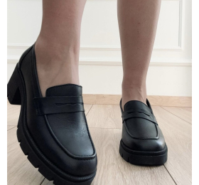 Loafers Leather Smart Steps 2632-black