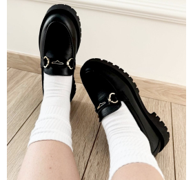 Loafers Leather Smart Steps 2855-black