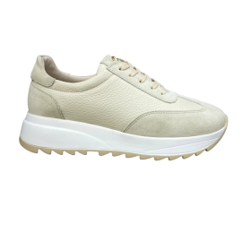 Sneakers smart steps δερματινα 168962-326-μπεζ