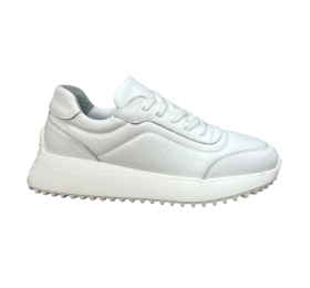 Sneakers smart steps δερματινα ανατομικα 168962-907-λευκο