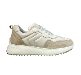 Sneakers smart steps δερματινα ανατομικα 168962-906-μπεζ