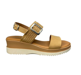 Πλατφόρμες δέρμα ανατομικές studio scarpe spain SF-15354-NUEZ