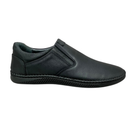 Μοκασινια αναδρικα δερματινα smart steps 171157 137/36-μαυρο
