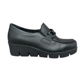 SOFTIES SHOES ΑΝΑΤΟΜΙΚΑ ΔΕΡΜΑΤΙΝΑ 7422/1052-ΜΑΥΡΟ