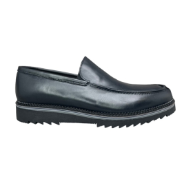 ΑΝΔΡΙΚΑ ΠΑΠΟΥΤΣΙΑ ΔΕΡΜΑ  MADE IN ITALY 407/6373-NERO