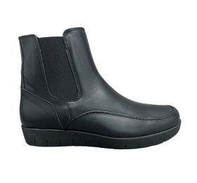 SOFTIES SHOES ΑΝΑΤΟΜΙΚΑ ΔΕΡΜΑΤΙΝΑ SOFTIES 7324/1028-ΜΑΥΡΟ
