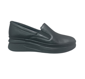 ΜΟΚΑΣΙΝΙΑ  ΓΥΝΑΙΚΕΙΑ  ΔΕΡΜΑ  ΑΝΑΤΟΜΙΚΑ SMART STEPS 2148-ΜΑΥΡΟ