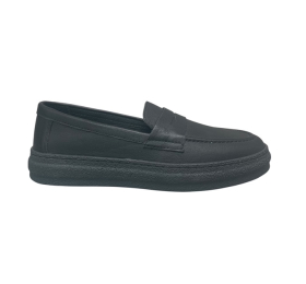 LOAFERS ΔΕΡΜΑ ΑΝΑΤΟΜΙΚΑ SMART STEPS 3025-ΜΑΥΡΟ
