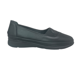 ΜΟΚΑΣΙΝΙΑ  ΔΕΡΜΑ  ΑΝΑΤΟΜΙΚΑ  SMART STEPS 25220-ΜΑΥΡΟ