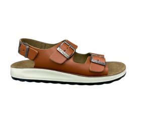 Γυναικείο πέδιλο fly flot 77H232C-6425-CUOIO