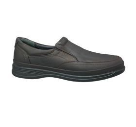 ΑΝΔΡΙΚΑ ΠΑΠΟΥΤΣΙΑ ΔΕΡΜΑΤΙΝΑ ΑΝΑΤΟΜΙΚΑ COMFORT 125-190-BROWN