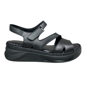 Γυναικεια πεδιλα δερματινα ανατομικα smart steps 168964-96-μαυρο