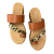Παντόφλες γυναικείες flatform smart steps 32571-ταμπα/τιγρε
