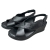 Γυναικεια πεδιλα δερματινα ανατομικα smart steps 168964-12-μαυρο