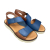 Γυναικεία σανδάλια flatform δέρμα ανατομικά smart steps 23789-JEANS
