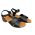 Γυναικεια πεδιλα δερμα italy smart steps 1004-NERO