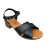 Γυναικεια πεδιλα δερμα italy smart steps 1004-NERO