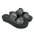 Παντόφλες γυναικείες flatform smart steps 32101ΠΑΝΤ-ΜΑΥΡΟ
