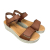 Γυναικείο πέδιλο δέρμα ανατομικό smart steps 23430-cuero