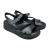 Γυναικεια πεδιλα δερματινα ανατομικα smart steps 168964-96-μαυρο