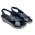 Γυναικεια πεδιλα δερματινα ανατομικα smart steps 168964-12-μπλε/σκουρο