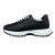 SNEAKERS LEATHER COMFORT SMART STEPS 137579/1075-BLACK