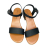 Γυναικεια πεδιλα δερμα italy smart steps 1011-black