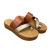 Παντόφλες γυναικείες flatform smart steps 32571-ΤΑΜΠ/ΧΑΛ/ΧΡΥ
