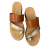 Παντόφλες γυναικείες flatform smart steps 32571-ΤΑΜΠ/ΧΑΛ/ΧΡΥ
