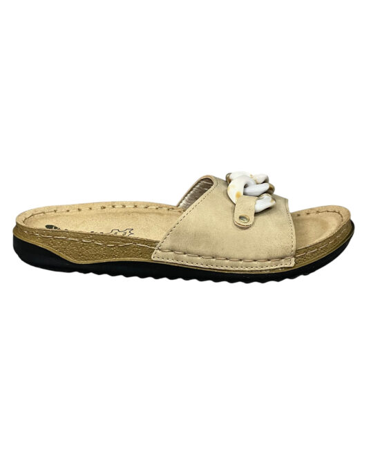 Γυναικείες παντόφλες inblu soft AAT00200-1SAND