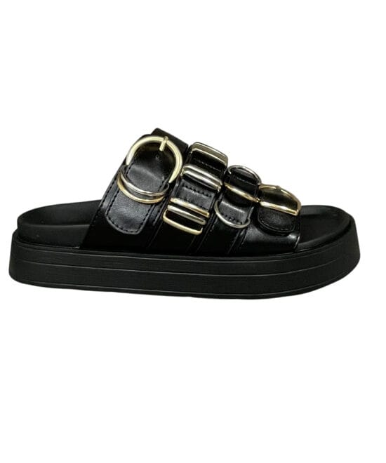 Γυναικείες παντόφλες adams shoes 822-26016-BLACK