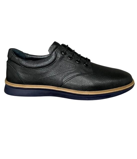 Ανδρικά παπούτσια δέρμα smart steps 517-22-ΜΑΥΡΟ