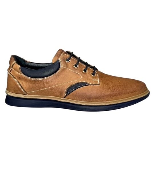 Ανδρικά παπούτσια δέρμα smart steps 517-3319-ΤΑΜΠΑ