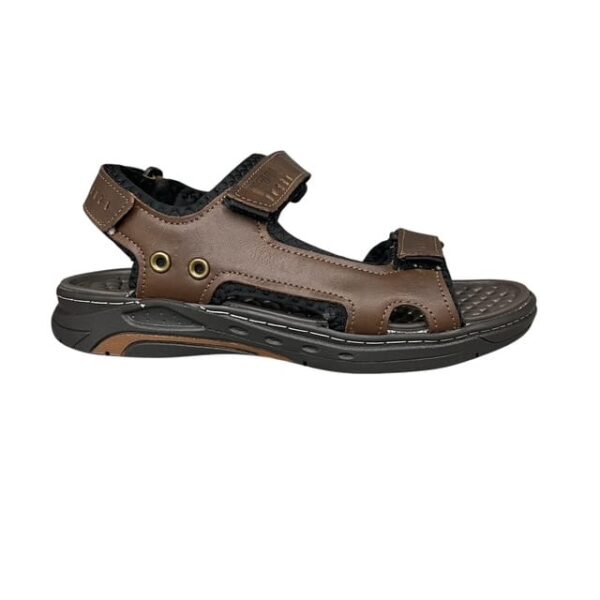 Ανδρικά πέδιλα δέρμα pegada 13455401-COFFE