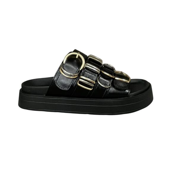 Γυναικείες παντόφλες adams shoes 822-26016-BLACK