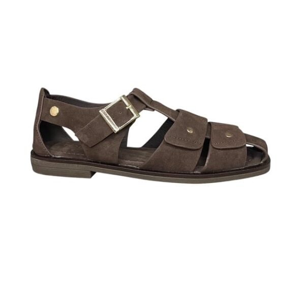 Γυναικειο πεδιλο top 3 SF1656-MOKA