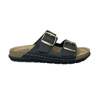SUNNY SANDALS LEATHER ANATOMIC SIENNA-50302-BLACK