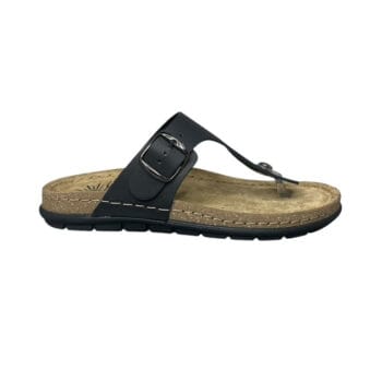 SUNNY SANDALS LEATHER ANATOMIC SIENNA-50301-BLACK