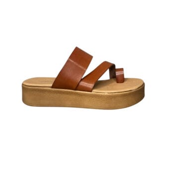 Γυναικείες παντόφλες smart steps 32571-καμελ