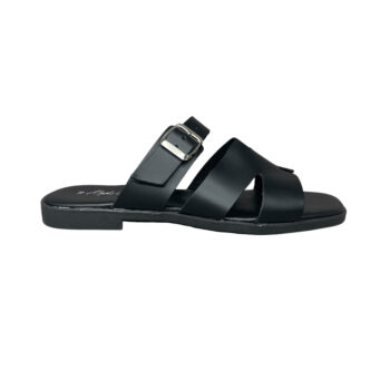 Παντόφλες γυναικείες smart steps made in italy SOLE-NERO