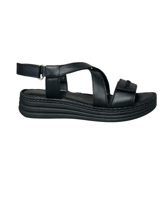 Γυναικεία πέδιλα ανατομικά Smart Steps kelidon niagara-BLACK