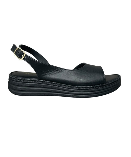 Γυναικεία πέδιλα ανατομικά Smart Steps kelidon niagara39-BLACK